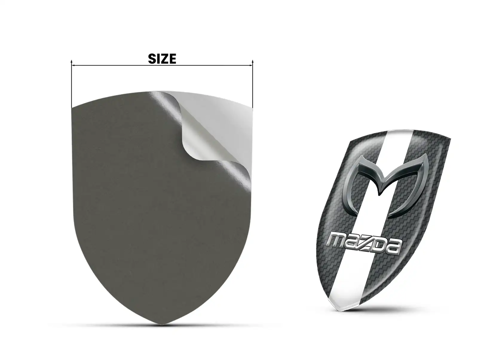 Mazda Custom Logo Stickers Universal High End Customizable